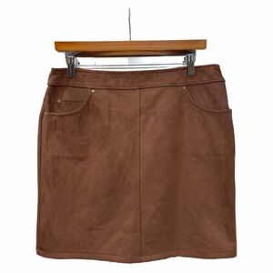 Heart of Palm Micro Suede Skirt